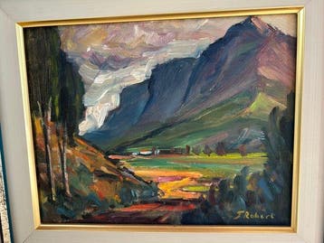 German school (XX), signed J. Robert - Landschaft