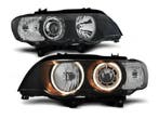 Angel Eyes koplampen Black geschikt voor BMW X5 E53, Auto-onderdelen, Verzenden, Nieuw, BMW