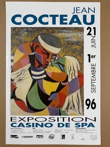Jean Cocteau - Exposition Casino de Spa - Années 1990