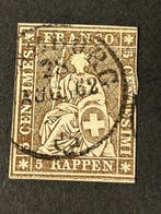 Zwitserland 1854/1862 - Zwitserland 1854–1862 – Zittende, Gestempeld
