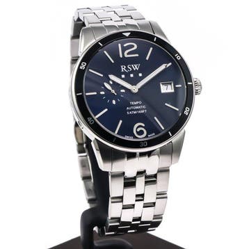 RSW - Tempo Automatic Swiss Made Watch - RSWA157-SS-9 - Sans