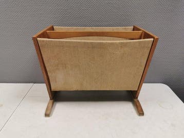 Tijdschriftenhouder - Canvas, Hout