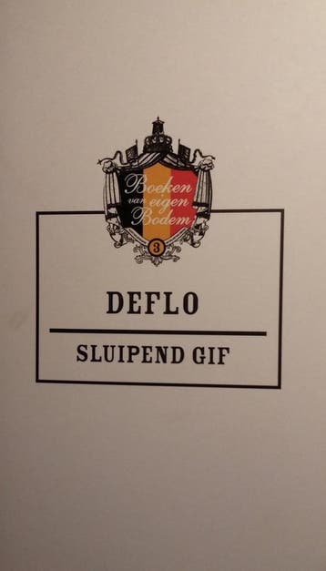 Sluipend gif 9789078432357 Luc Deflo, Boeken, Verzenden, Gelezen, Luc Deflo