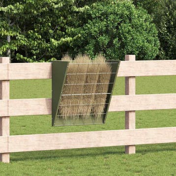 vidaXL Hangend Hooi Voeder Olijfgroen 61 x 33 x 66 cm 5 kg, Verzenden
