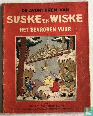 Suske en Wiske - Het bevroren vuur - 1953, Eén stripboek, Verzenden, Gelezen, Vandersteen, Willy.