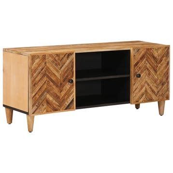 vidaXL Opbergkasten Bruin 105 x 33,5 x 46 cm Massief Mango, Verzenden