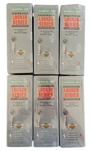1991 Upper Deck Michael Jordan Locker Series - Lot of 6, Verzamelen, Stickers