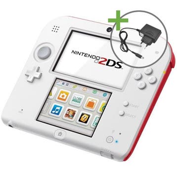 Nintendo 2DS - White/Red, Verzenden
