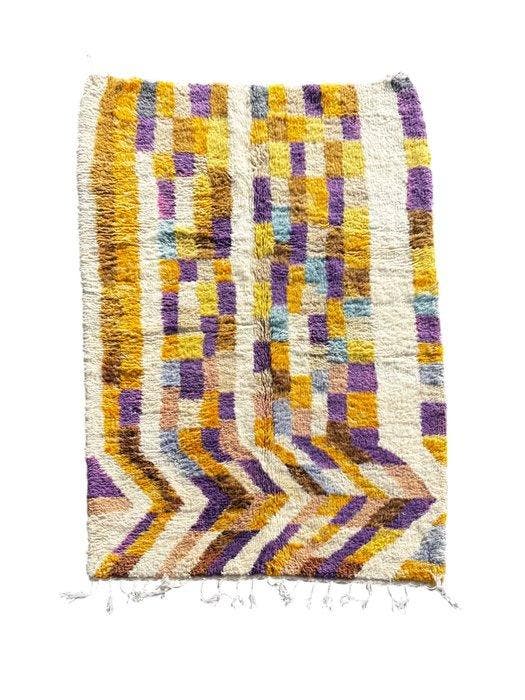 Moroccan Boujad Rug – Handmade Berber Wool Carpet – Colorful, Maison & Meubles, Ameublement | Tapis & Moquettes