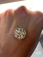 Halsketting - 14 karaat Geel goud - 6.06ct. tw. Diamant, Handtassen en Accessoires, Kettingen, Nieuw