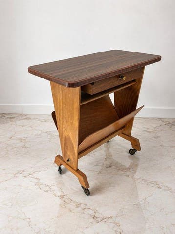 Trolley - Hout, laminaat, Metaal