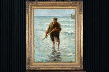 Bernard de Hoog (1866-1943) - De Schelpenvisser - NO RESERVE