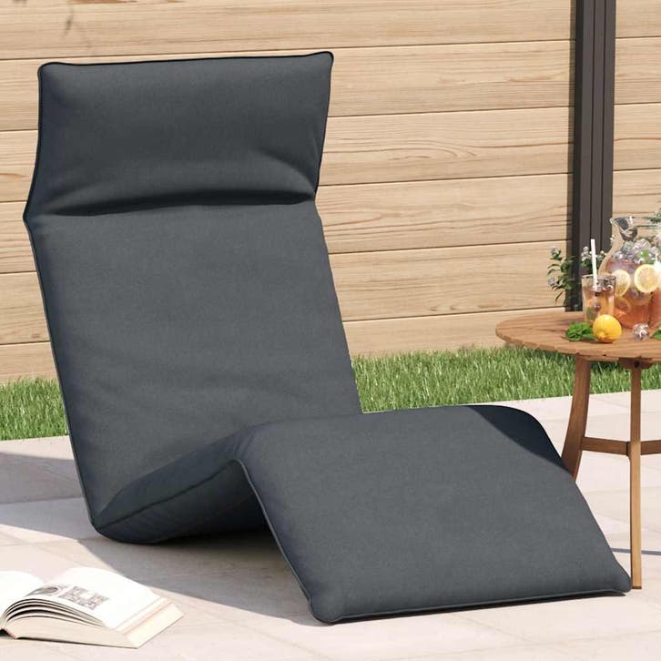 vidaXL Ligstoel inklapbaar 175x54x8,5 cm Oxford stof, Tuin en Terras, Ligbedden, Nieuw, Verzenden