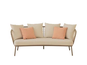 Micadoni 2-zitszetel Canar - Nieuw in verpakking -, Huis en Inrichting, Verzenden, Nieuw, 75 tot 100 cm, Stof