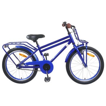 vidaXL Kinderfiets 22 Inch voor 7-12 jaar oud Donkerblauw, Verzenden, Nieuw