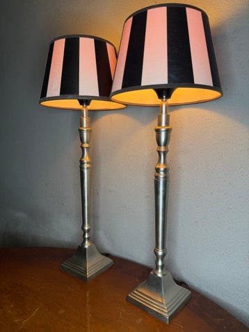 Colmore - Lampe de table - Métal, tissu - Lampes de table