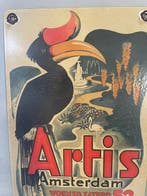 Emaille bord – Artis Amsterdam – vintage dierentuin reclame