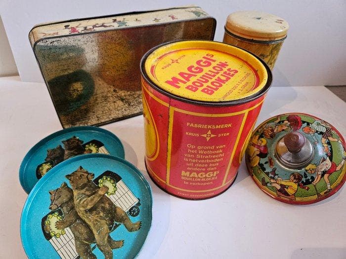 VEB Famos Leipzig - Blikken speelgoed - Blik divers -, Antiquités & Art, Antiquités | Jouets
