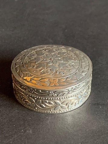 Boîte de tabac à priser - Argent 800 - Argent contrasté,