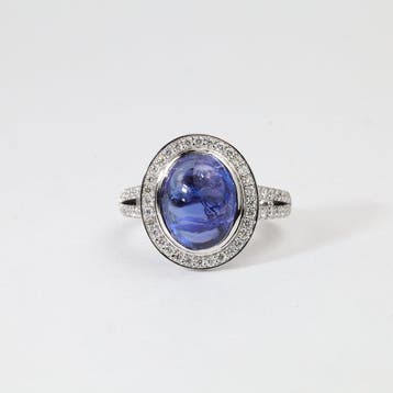 Sans prix de réserve - Bague tendance - 14 carats Or blanc -