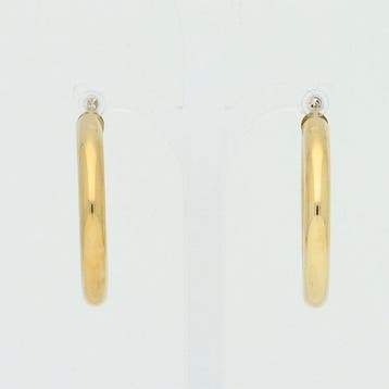 Oorbellen - 18 karaat Geel goud - Creolen, Handtassen en Accessoires, Oorbellen, Nieuw