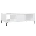 Salontafel Hoogglans | Tweede kansje | OP = OP, Huis en Inrichting, Tafels | Salontafels, 100 tot 150 cm, Verzenden, Industrieel, modern