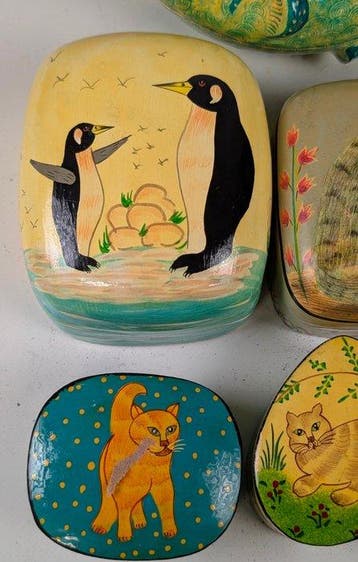 Sieradendoos (6) - make up box / juwelenbox / voorstelling -