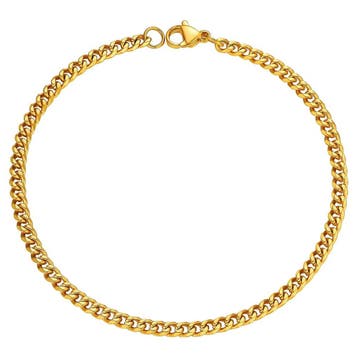 Fako Bijoux - Schakelarmband Gourmet - Cuban Link - Staal -, Verzenden, Nieuw