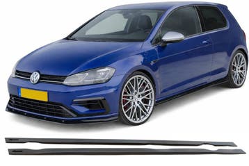 Add-On Sideskirts | geschikt voor Volkswagen | Golf VII | MK, Verzenden, Nieuw, Volkswagen