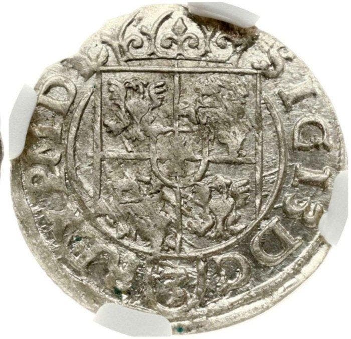 Polen. Sigismund III Vasa. Pótorak / 3 Polker 1616 (NGC, Timbres & Monnaies, Monnaies | Europe | Monnaies non-euro