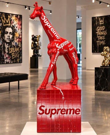 Daluxe Art - 1999 • XXL Supreme Giraffe Display – 95 cm
