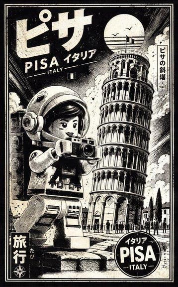 Æ (XX-XXI) - UNDLE – LEGO Space Series: Rome & Pisa | Icons, Nieuw
