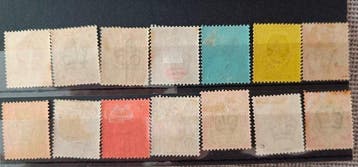 Groot-Brittannië 1887/1900 - Queen Victoria - Yv 91-104, Postzegels en Munten, Gestempeld