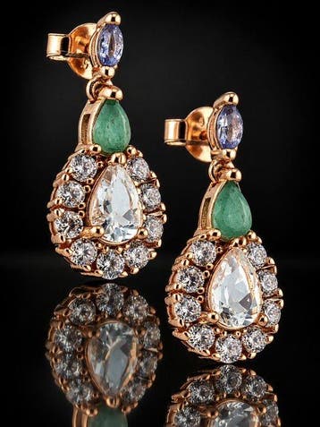 Sans prix de réserve - Boucles doreilles Boucles doreilles, Handtassen en Accessoires, Nieuw