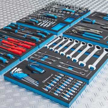 Datona Gereedschapsset voor 5 lades - 169-delige set, Doe-het-zelf en Bouw, Ophalen of Verzenden, Nieuw