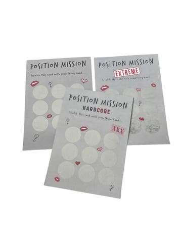 Position Mission Scratch Card - Relatiespel Cadeau Volwassen, Collections, Verzenden