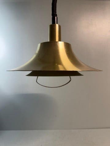 Plafonnier - Suspension vintage de design danois - dorée,