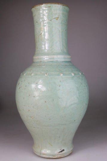 Longquan-vaas in porselein - celadon glazuur - Porselein -, Antiquités & Art