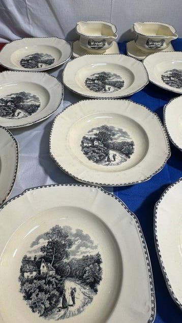 Société Céramique Maastricht - Tafelservies (12) - Keramiek