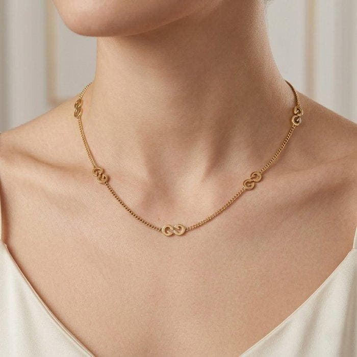Gucci - Halsketting - 18 karaat Geel goud - Gemaakt in, Bijoux, Sacs & Beauté, Colliers