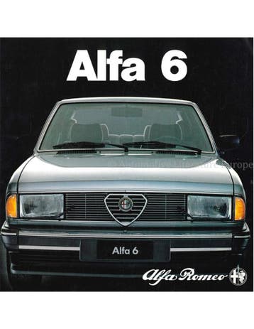 1983 ALFA ROMEO ALFA 6 BROCHURE FRANS, Boeken, Nieuw
