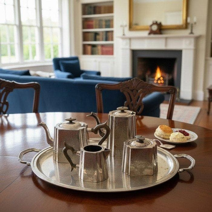 Royal Family Sheffield - Tafelservies - Collectie Old, Antiek en Kunst, Antiek | Meubels | Tafels