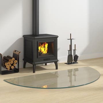 vidaXL Glazen haardplaat Doorzichtig 1200 x 600 mm Glas, Verzenden, Nieuw