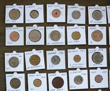 Wereld. Collection of coins (Zonder minimumprijs)