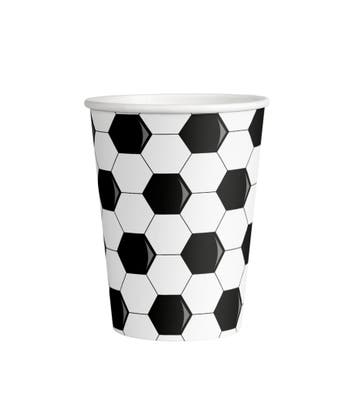 Voetbal Bekers 9cm 8st, Verzenden, Nieuw