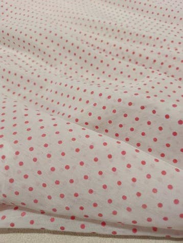 Fantastica tenda vintage a pois rossi - made in Italy -