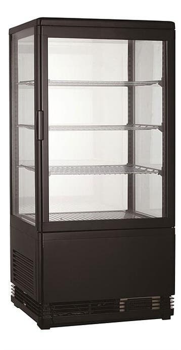 Koelvitrine 68 liter Zwart, Verzenden, Nieuw in verpakking, Koelen en Vriezen