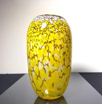 Maxence Parot - Vaas - Unieke vaas met opaalkleurige, Antiek en Kunst, Antiek | Glaswerk en Kristal