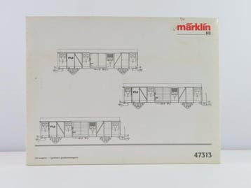 Märklin H0 - 47313 - Ensemble de wagons de marchandises pour, Nieuw