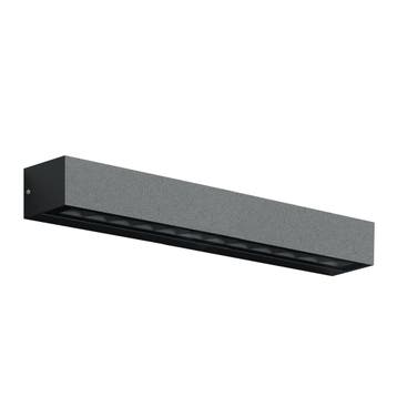 Wandverlichting modern Score Muurlamp Zwart Large, Verzenden